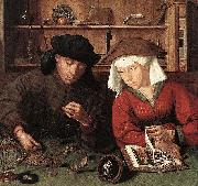 Quentin Matsys The Moneylender and his Wife France oil painting artist